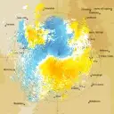Live Richmond Weather Radar - 128km - Doppler Wind