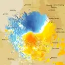 Live Richmond Weather Radar - 128km - Doppler Wind