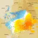 Live Richmond Weather Radar - 128km - Doppler Wind