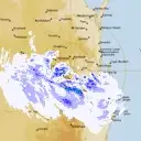Live Toowoomba Weather Radar - 256km - Rain Rate