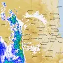 Live Toowoomba Weather Radar - 128km - Rain Rate
