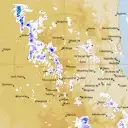 Live Toowoomba Weather Radar - 128km - Rain Rate