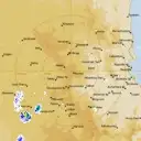 Live Toowoomba Weather Radar - 128km - Rain Rate