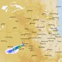 Live Toowoomba Weather Radar - 128km - Rain Rate