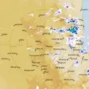 Live Toowoomba Weather Radar - 128km - Rain Rate