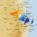 Live Toowoomba Weather Radar - 128km - Doppler Wind