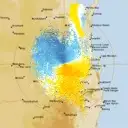 Live Toowoomba Weather Radar - 128km - Doppler Wind