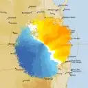 Live Toowoomba Weather Radar - 128km - Doppler Wind