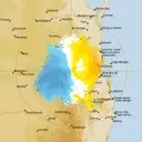 Live Toowoomba Weather Radar - 128km - Doppler Wind