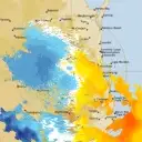 Live Toowoomba Weather Radar - 128km - Doppler Wind