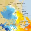 Live Toowoomba Weather Radar - 128km - Doppler Wind