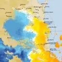 Live Toowoomba Weather Radar - 128km - Doppler Wind