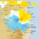 Live Toowoomba Weather Radar - 128km - Doppler Wind