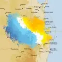 Live Toowoomba Weather Radar - 128km - Doppler Wind