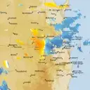 Live Toowoomba Weather Radar - 128km - Doppler Wind