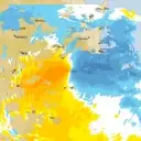 Live Toowoomba Weather Radar - 128km - Doppler Wind