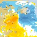 Live Toowoomba Weather Radar - 128km - Doppler Wind