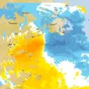 Live Toowoomba Weather Radar - 128km - Doppler Wind