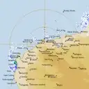 Live Karratha Weather Radar - 512km - Rain Rate