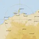 Live Karratha Weather Radar - 128km - Rain Rate