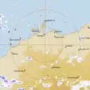 Live Karratha Weather Radar - 128km - Rain Rate