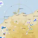 Live Karratha Weather Radar - 128km - Rain Rate