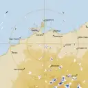Live Karratha Weather Radar - 128km - Rain Rate
