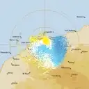 Live Karratha Weather Radar - 128km - Doppler Wind
