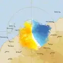 Live Karratha Weather Radar - 128km - Doppler Wind