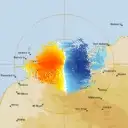 Live Karratha Weather Radar - 128km - Doppler Wind