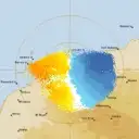 Live Karratha Weather Radar - 128km - Doppler Wind