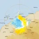Live Karratha Weather Radar - 128km - Doppler Wind