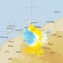 Live Karratha Weather Radar - 128km - Doppler Wind