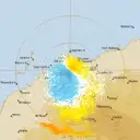 Live Karratha Weather Radar - 128km - Doppler Wind