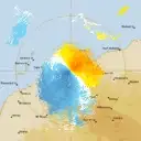 Live Karratha Weather Radar - 128km - Doppler Wind