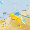 Live Karratha Weather Radar - 128km - Doppler Wind