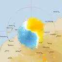 Live Karratha Weather Radar - 128km - Doppler Wind