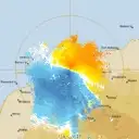 Live Karratha Weather Radar - 128km - Doppler Wind