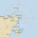 Live Gove Weather Radar - 256km - Rain Rate