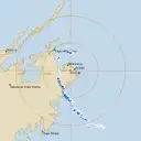 Live Gove Weather Radar - 128km - Rain Rate