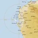 Live Carnarvon Weather Radar - 512km - Rain Rate