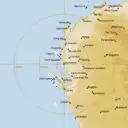 Live Carnarvon Weather Radar - 512km - Rain Rate