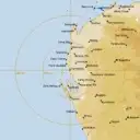 Live Carnarvon Weather Radar - 512km - Rain Rate