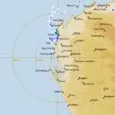 Live Carnarvon Weather Radar - 512km - Rain Rate
