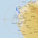 Live Carnarvon Weather Radar - 512km - Rain Rate