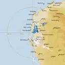 Live Carnarvon Weather Radar - 512km - Rain Rate