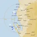 Live Carnarvon Weather Radar - 256km - Rain Rate