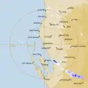 Live Carnarvon Weather Radar - 256km - Rain Rate
