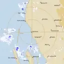 Live Carnarvon Weather Radar - 128km - Rain Rate