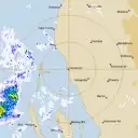 Live Carnarvon Weather Radar - 128km - Rain Rate